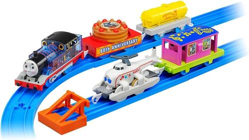 プラレール　きかんしゃトーマス　 きかんしゃトーマス原作出版80周年　 トーマスとハロルドのパーティーコレクション