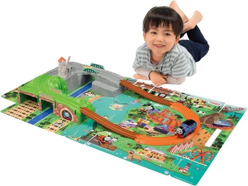 プラレール きかんしゃトーマス GOGOトーマス おでかけ立体軍用地図