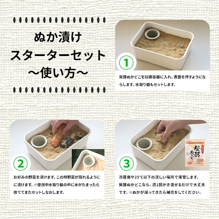 富士ホーロー ぬか漬け容器 発酵ぬかどこ付き 6個 スターターセット Aim Fh1 レシピブック付き 琺瑯 ぬか漬け 水取り器付き 保存容器 容量約2 8l 初心者 Sylvainpaley Cool