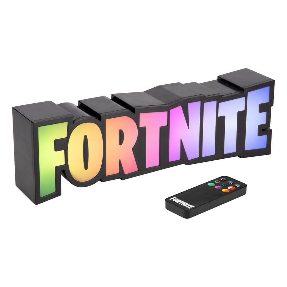 Fortnite RGB カラーチェンジゲームランプ 遠隔操作付き添い人 堅苦しさライセンスゲームライト 壁または学習机見せびらかす USBワット数 ゲーマー向け老人ホーム飾りつけ | Paladone