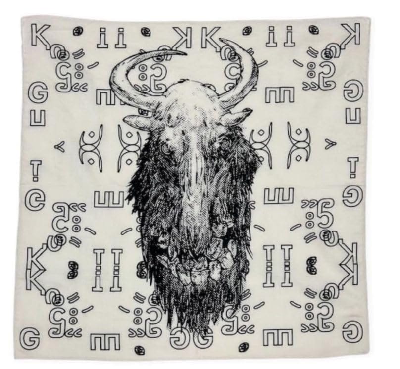 King Gnu(キングヌー)2024 THE GREATEST UNKNOWN グッズ GNU HANDKERCHIEF ハンカチ