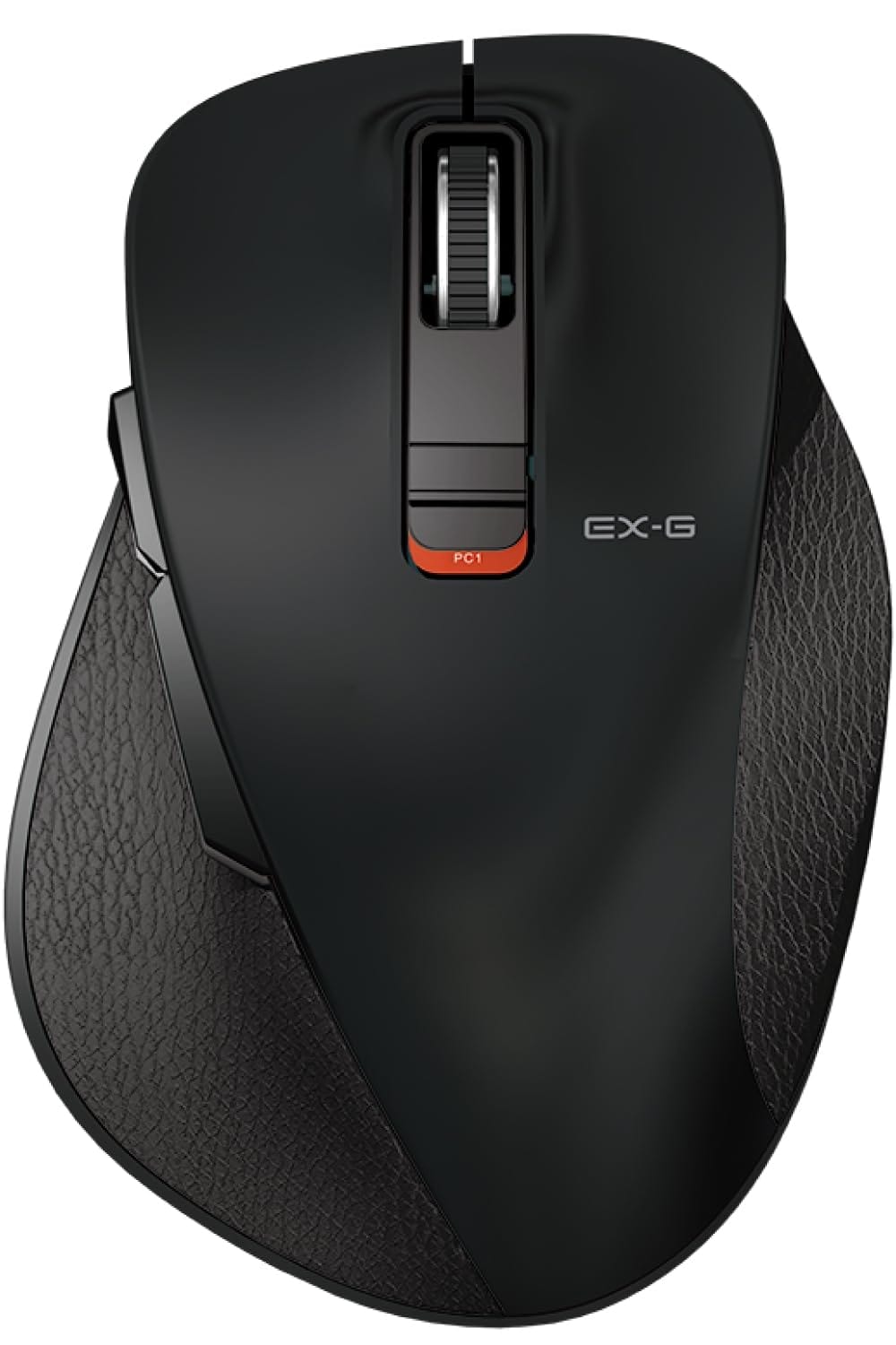 エレコム ワイヤレスマウス Bluetooth 静音 EX-G 握りの極み マルチペアリング Lサイズ 5ボタン ブラック M-XGL15BBSBK