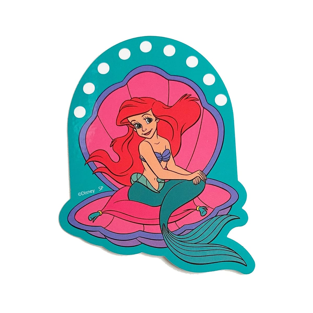 Disney キャラクターステッカー リトルマーメイド/アリエル DS1250 ピンク画像