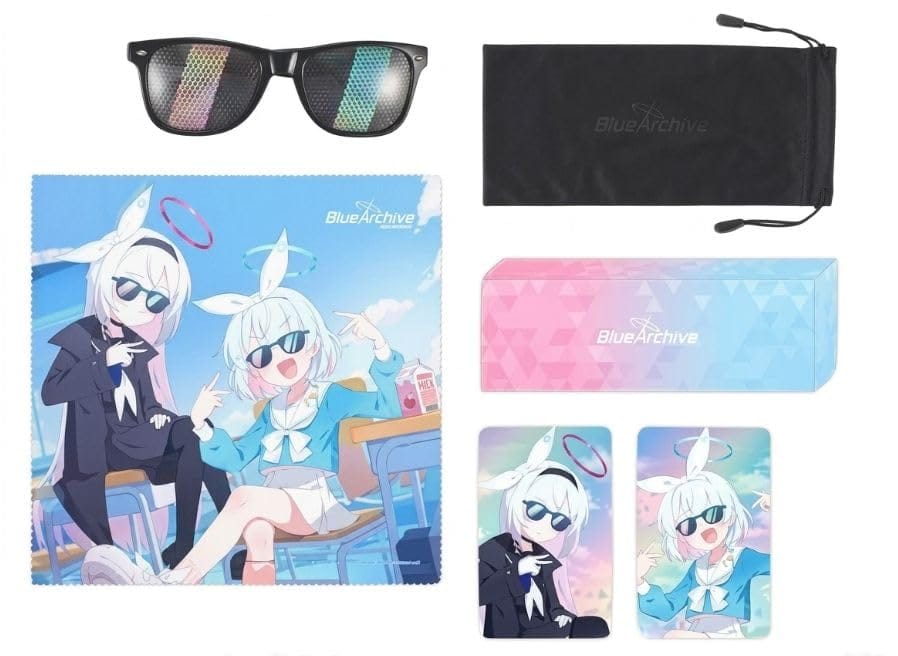 ブルアカ 韓国限定 メモリアルカフェ グッズ サングラス セット｜ブルースカイショップ