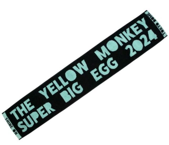 THE YELLOW MONKEY（黄色エテ公）イエモン 2024 BIG EGG 2024 SHINE ONグッズ TYMS BIG EGG ジャかばい立て 消音装置西洋手ぬぐい 西洋手ぬぐい