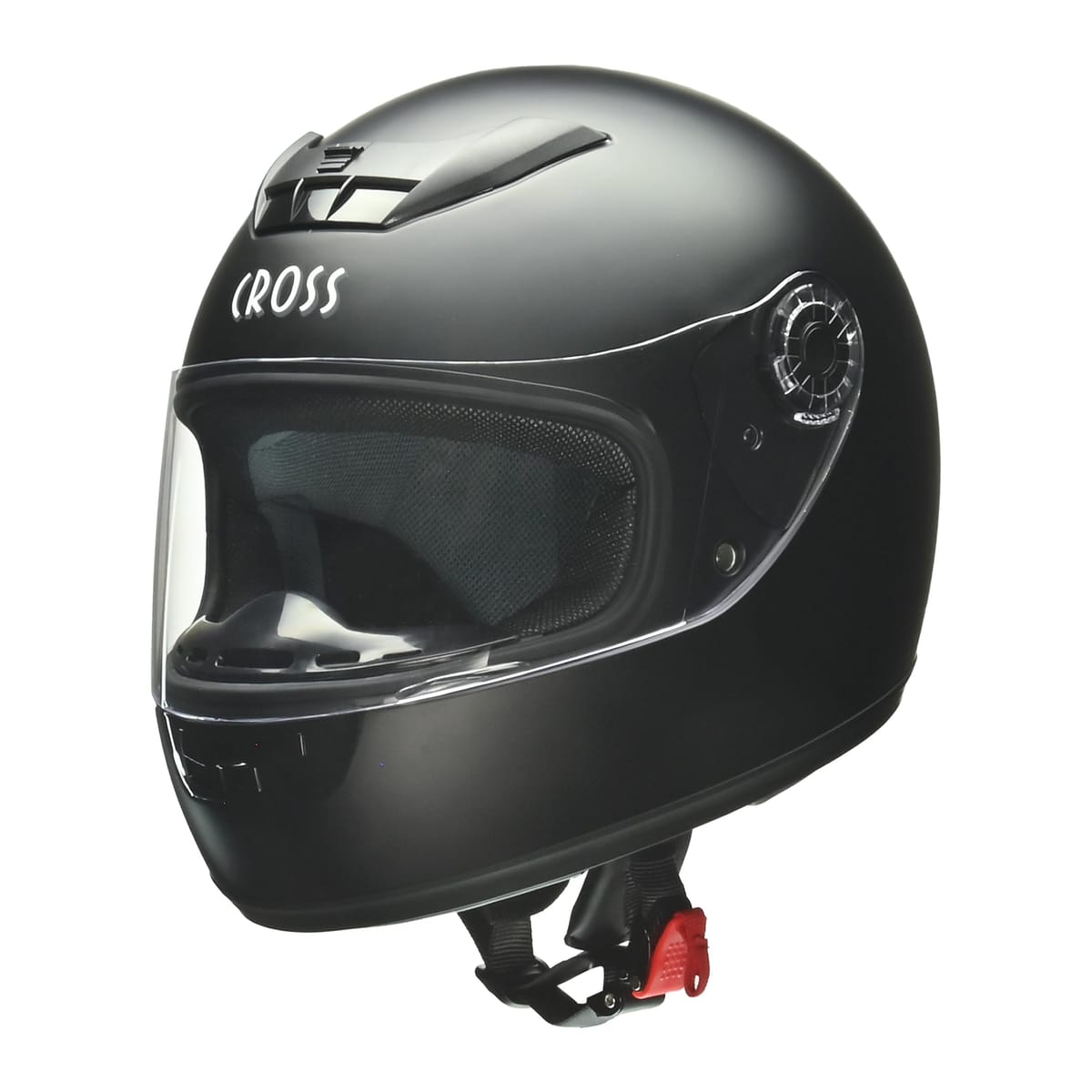 リード工業(LEAD) バイクヘルメット フルフェイス CROSS スタンダード ハーフマットブラック フリーサイズ CR-715 -