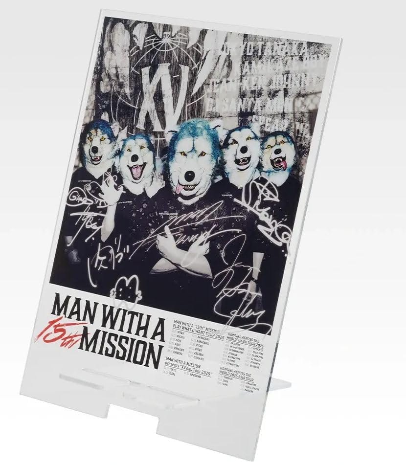 MAN WITH A MISSION マンウィズアミッション マンウィズ MWAM 15th ANNIVERSARY 2026 一番くじ B 賞 グッズ ビッグマルチスタンド