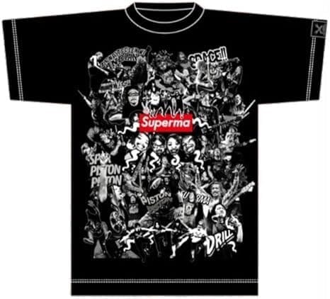 マキシマムザホルモン オフィシャルグッズ 黒い恋スペTシャツ ヤバい 恋スぺ 【黒】 Tシャツ 令和版|ブルースカイショップ