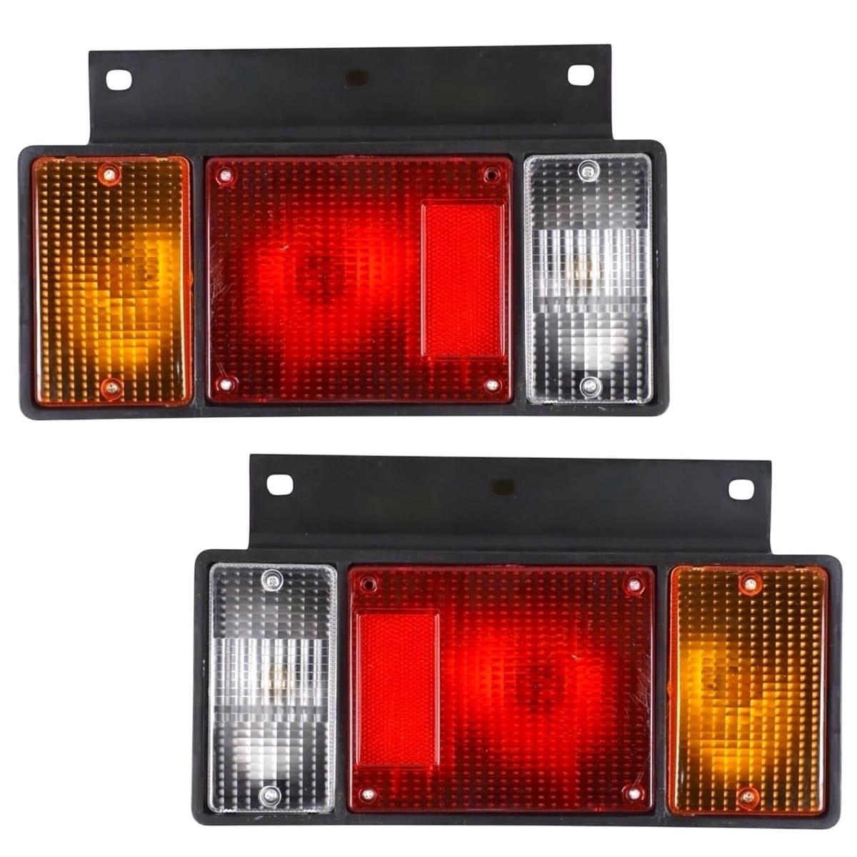[Kanoan] 左右セット 12V 24V エルフ テールランプ カバー 社外品 純正タイプ NEWエルフ PMエルフ 07エルフ いすゞ トラック
