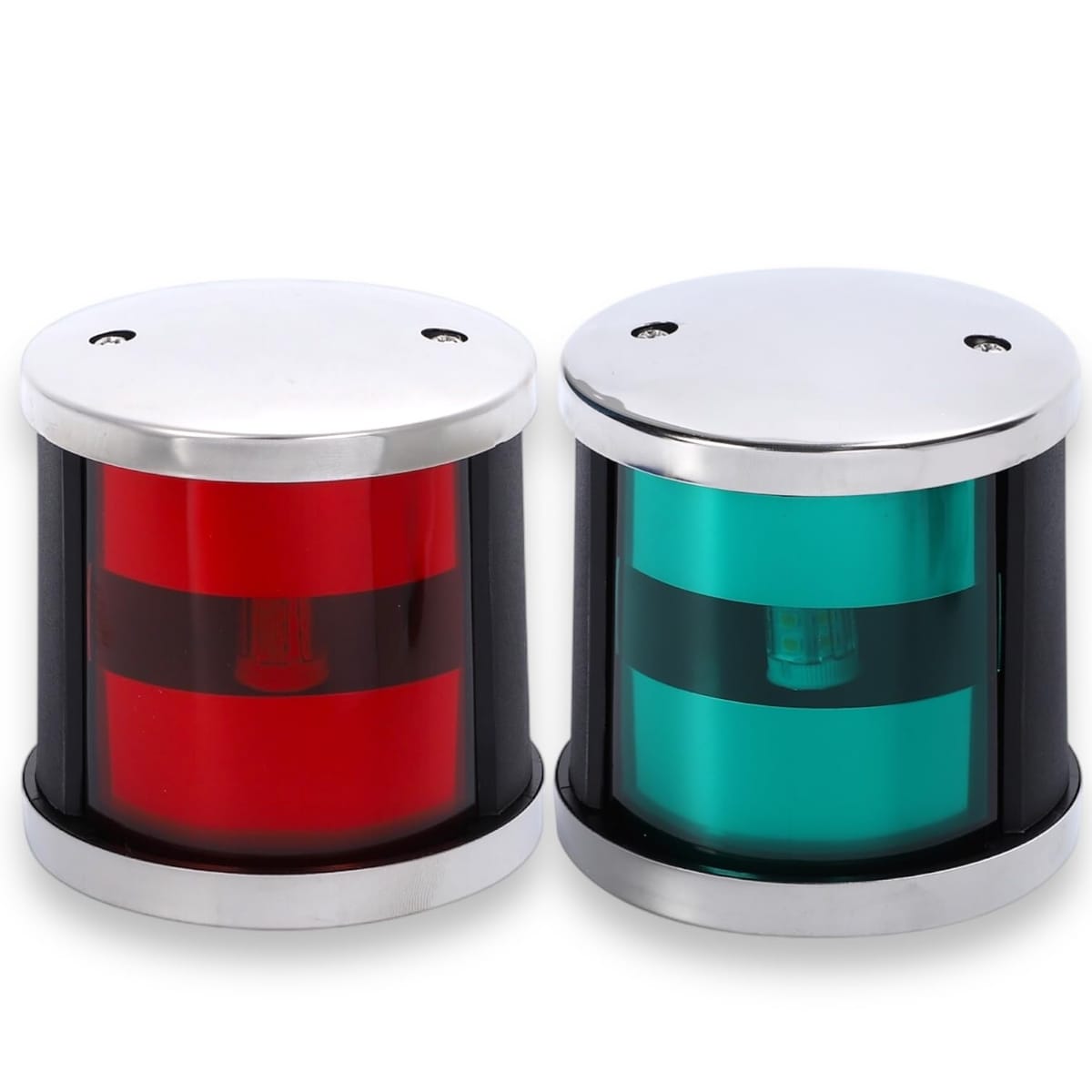 Kanoan 航海灯 LED 12V 24V 兼用 左右セット 左舷灯 右舷灯 船 小型船 釣り船 ボート ヨット 漁船 小型 ナビゲーション 船首灯 船尾灯 走行灯 赤 緑 7,137円
