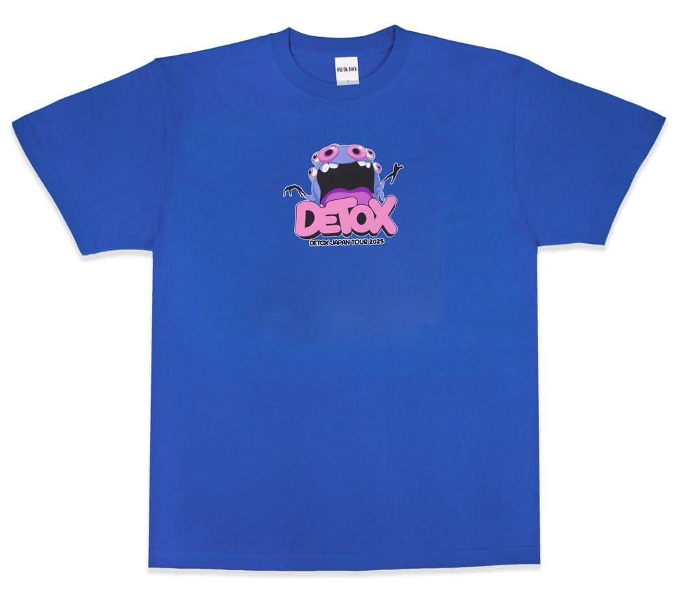 ワンオクロック ワンオク 2025 DETOX JAPAN グッズ Tシャツ D 青 ブルー