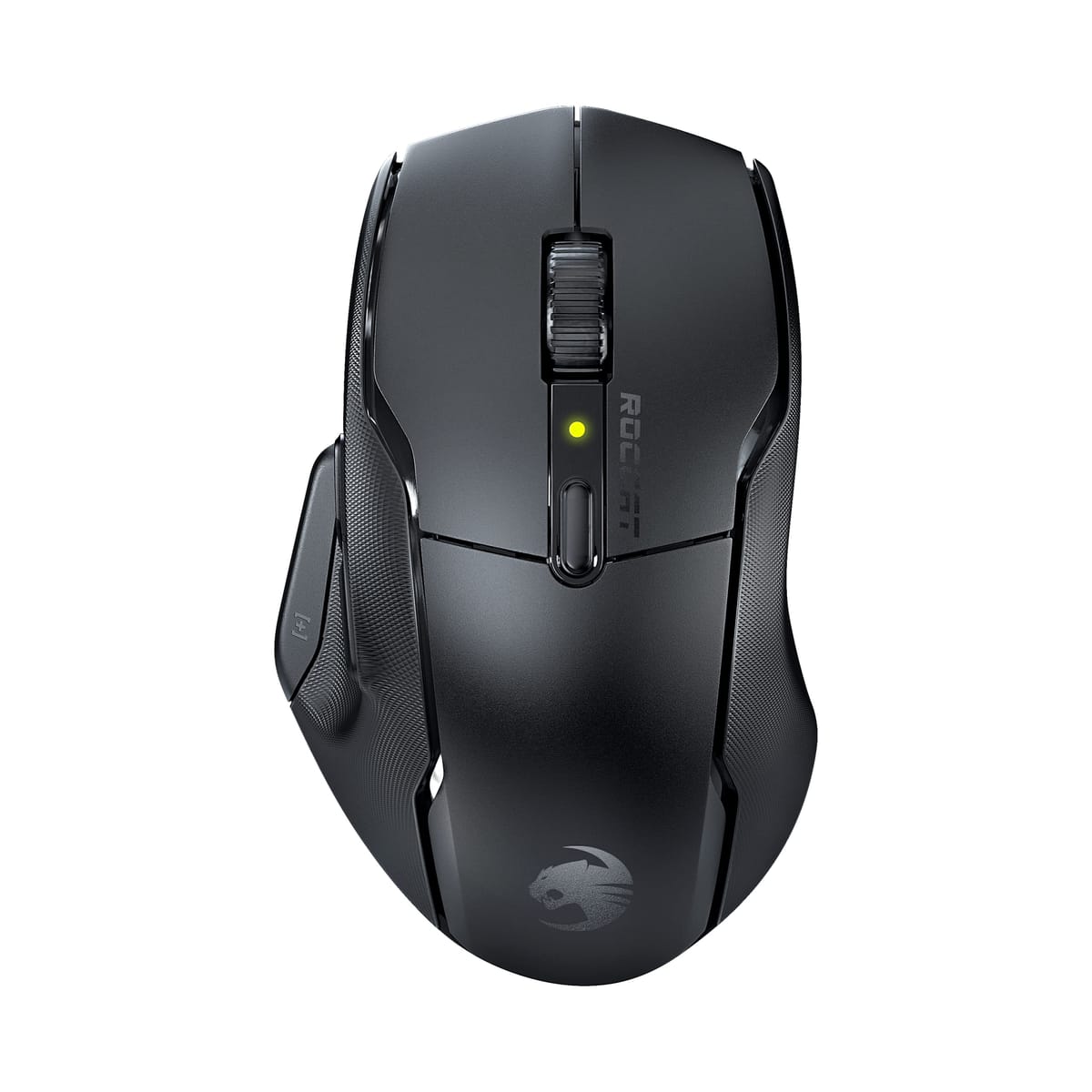 ROCCAT ゲーミングマウス Kone Air ワイヤレス 2.4GHz/Bluetooth ブラック/黒 電池寿命800時間/19K/オプティカルスイッチ/サイドボタン/サイドグリップ/119g（乾電池1個）