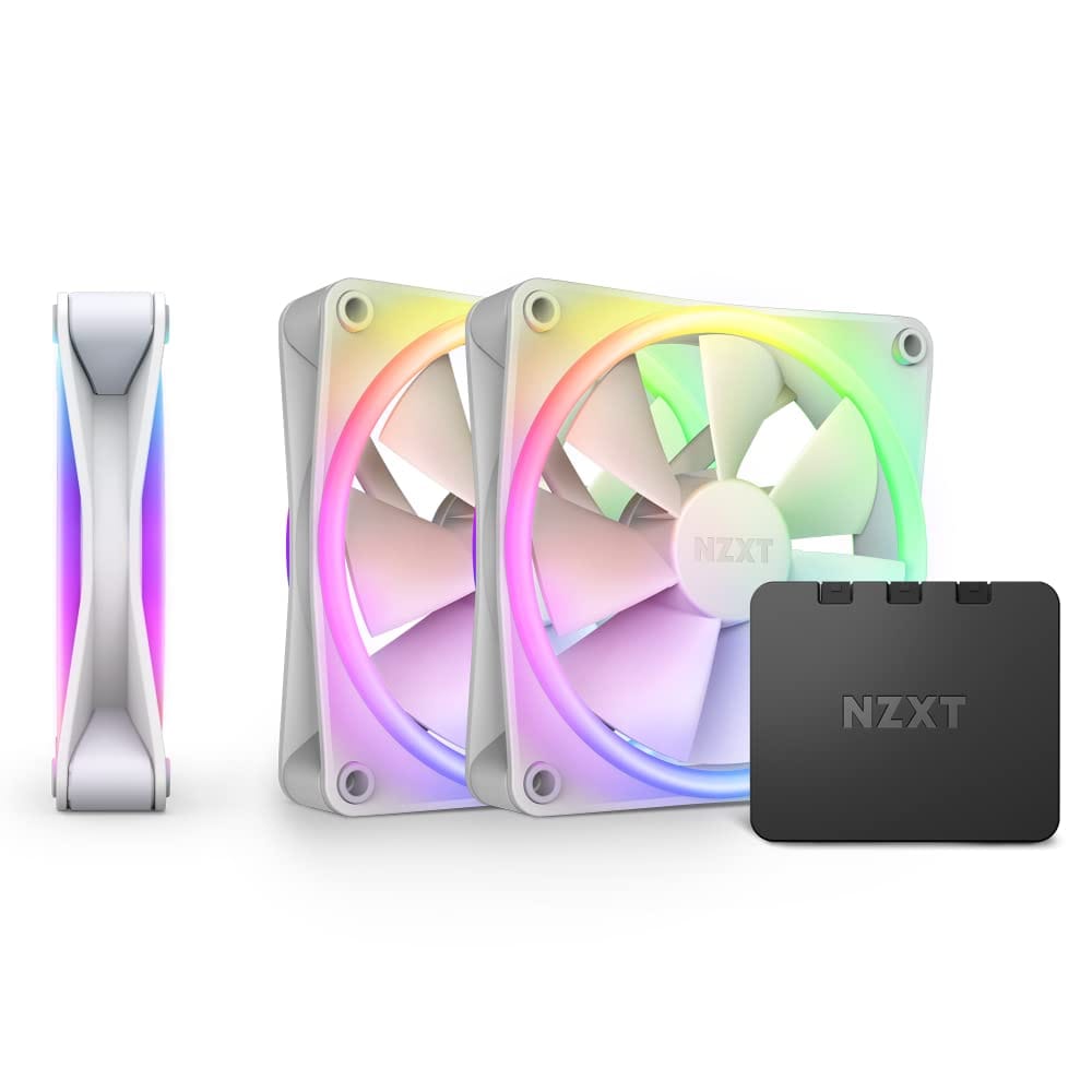 NZXT F120 RGB DUO TRIPLE PACK \u0026 RGB Controller [White] マイコン容れもの愛読者3基 RF-D12TF-W1 FN1831