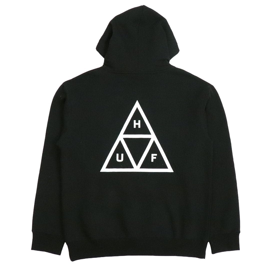 [ハフ] パーカー メンズ ESSENTIALS TT P/O HOODIE トリプルトライアングルロゴ スケーター ヘビースウェット トップス 長袖 秋 冬 [並行輸入品]