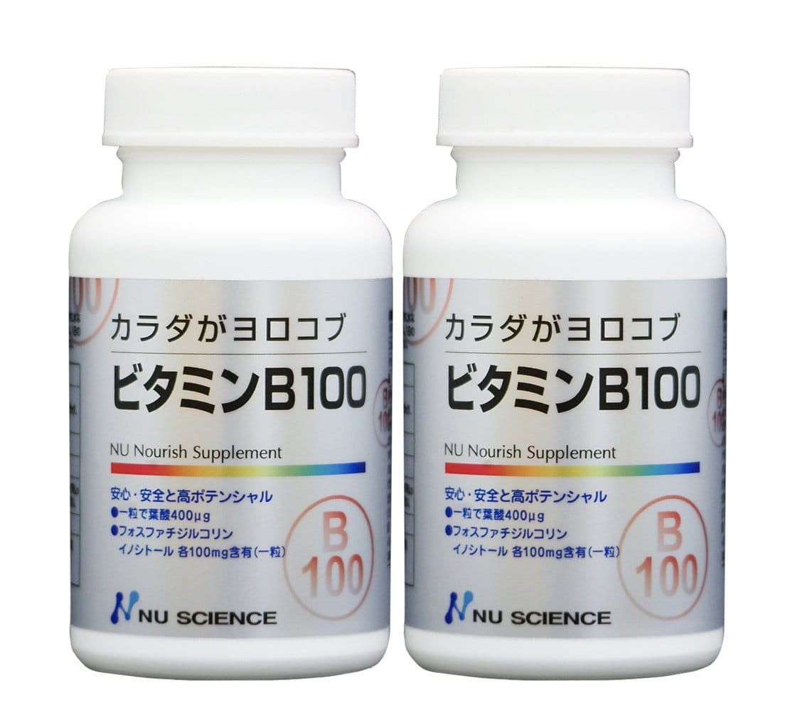ニュー科学知識 カラダがヨロコブ ヴィタミンB-100 60粒 × 2個仕掛ける