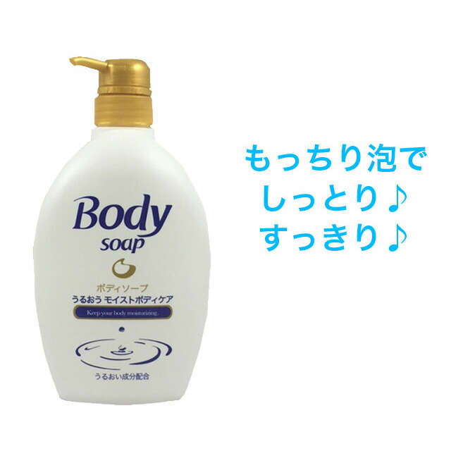 【ポイント3倍 4/4 20時から】 【個人様購入可能】● スクイズコーポレーション モイストボディソープ580ml×18本入 送料無料 73639