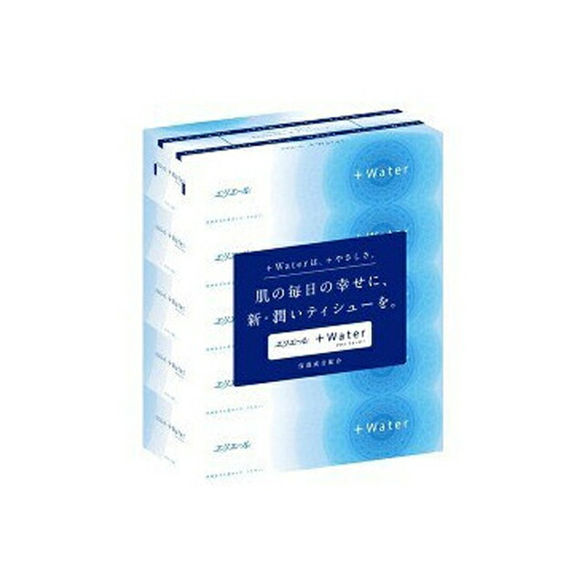 【尖んがり3倍 6/4 20時から】【法人・会社組織様制限事項売りわたす】 大王製紙 エリエールプラスウォーター ちり紙 180組5箱×10風呂敷き包み まとめ買い 貨物輸送無料 00157