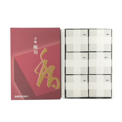 線香 松栄堂 芳輪 堀川 徳用60枚入|つかさ石材店