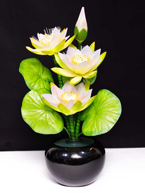 お盆　新盆　灯篭　グランドルミナス　ハスの華　LED