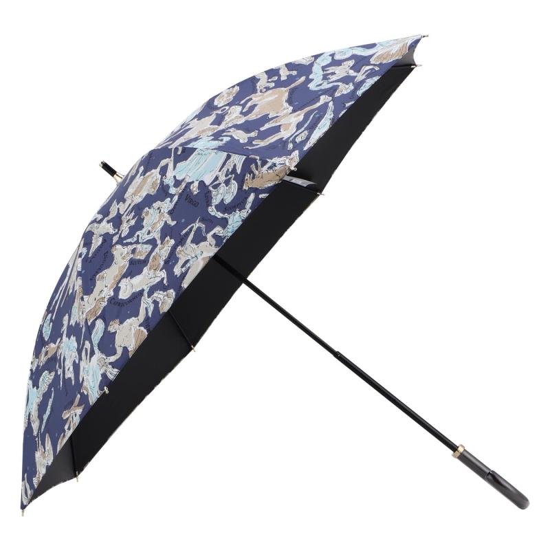 [ビューランス] 日傘 ショート 傘 完全遮光 晴雨兼用 50cm 軽量 遮光 遮熱 UVカット サマーシールド レディース 1BH23043