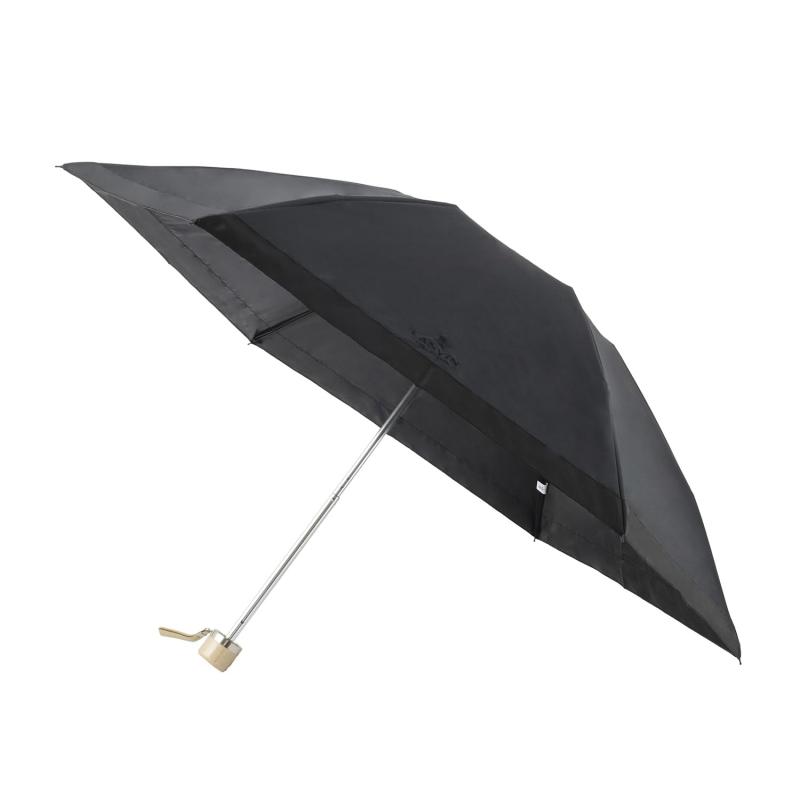 ムーンバット 【ランバン コレクション】 日傘 折りたたみ傘 晴雨兼用 一級遮光 遮熱 UV グログランリボン 22-083-11869-02