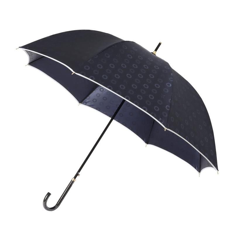 [LANVIN on Bleu ランバンオンブルー] MOONBAT(ムーンバット) 長傘雨傘【ギフト】 60cm レディース ジャガード10913