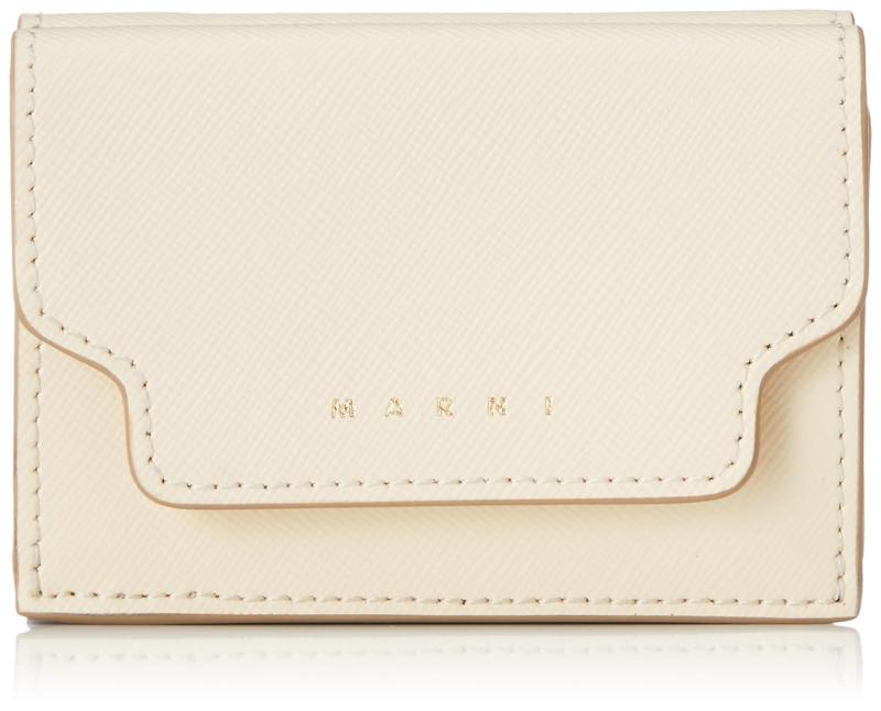 [マルニ] 三つ折り財布 PFMOW02U07 LV520 Z601W TALC [並行輸入品]