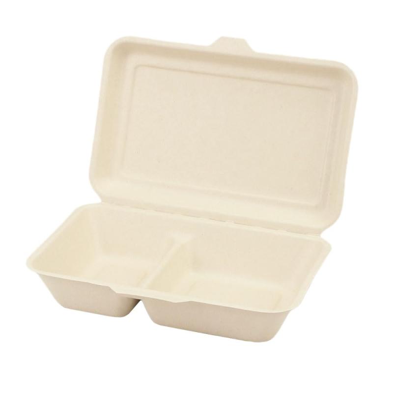 ECO&BASIC 使い捨て弁当箱 ランチボックス 仕切り 1000ml 50枚入（ラミ有り・ラミ無し）