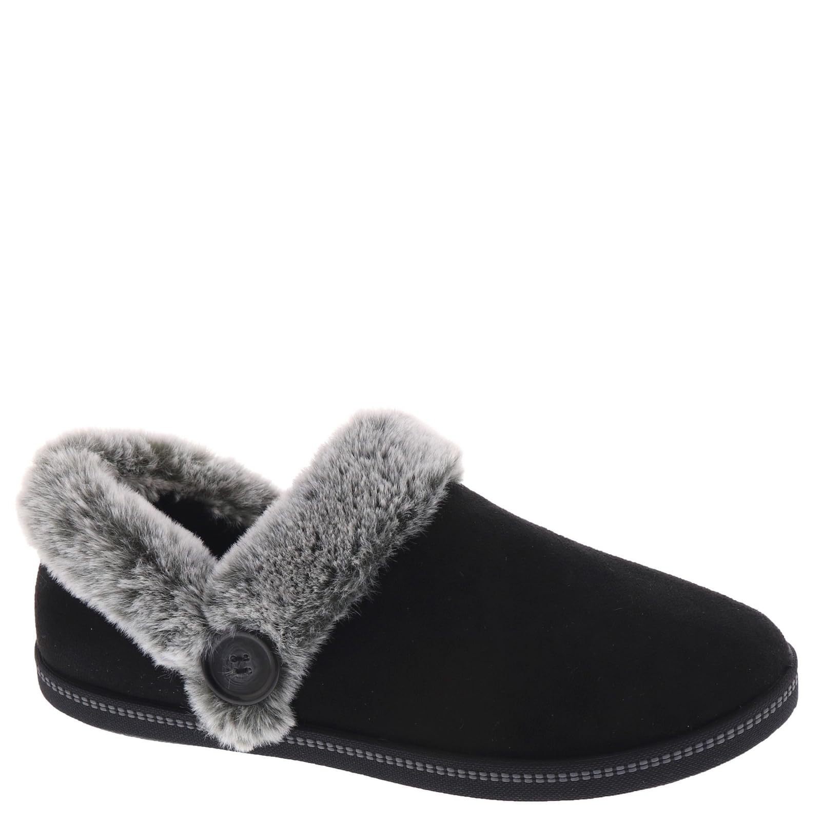 Skechers レディース Cozy Campfire-Fresh Toast スリッパ, ブラック, 8 Wide|つかさストア