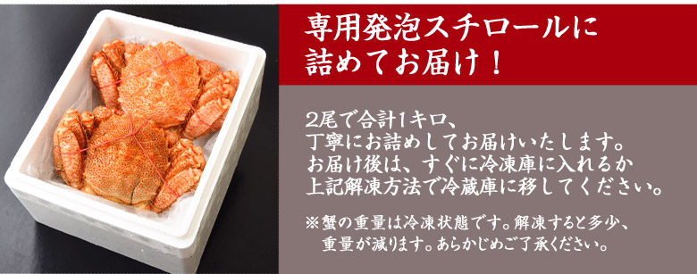 楽天市場 北海道産 ちょっと訳あり ボイル毛蟹 堅蟹 2匹 約1kg 冷凍 送料無料 殻の傷 脚の折れあり 元気いただきますプロジェクト 豊洲からの直送便