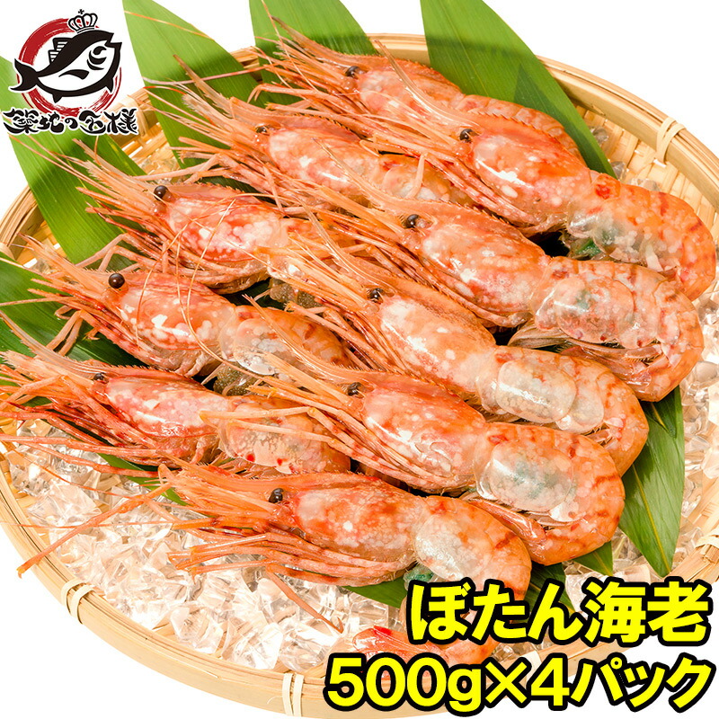 即納最大半額 楽天市場 送料無料 ぼたん海老 お刺身用 2kg 業務用 1kg 2箱 希少な特大lサイズ デカイ 大きくトロけるボタン海老は甘みが違う 箱入りでギフトにも ぼたんえび ぼたんエビ ボタンエビ ボタンえび バーベキュー 築地市場 豊洲市場 ギフト Smtb T