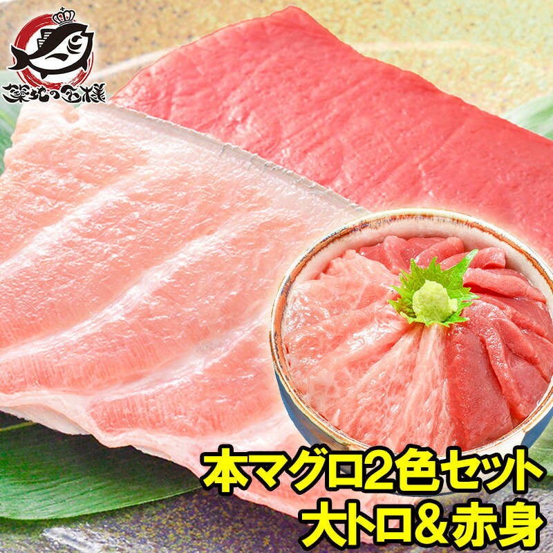 送料無料 本まぐろ大トロ200g＆赤身200gセット 築地の王様ブランドまぐろ 通が唸る本まぐろの真髄赤身と大トロを極める 鮪 まぐろ マグロ 築地市場 豊洲市場 刺身 クロマグロ おせち  ギフト 【FSJ】