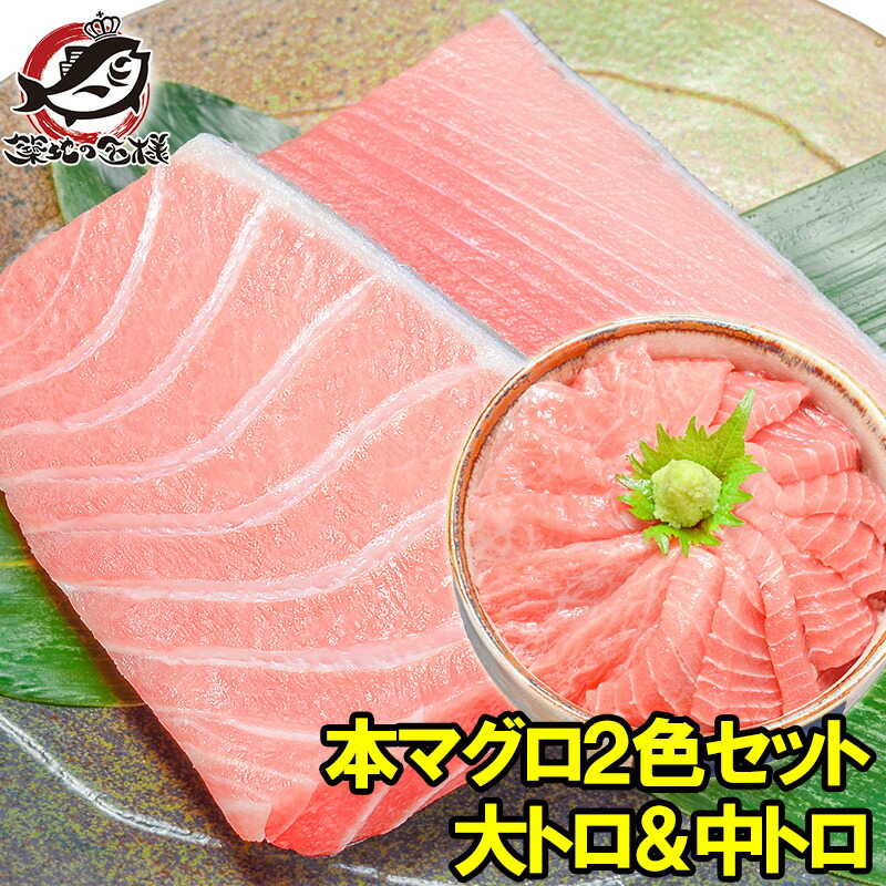 送料無料 本まぐろ大トロ200g＆中トロ200gセット 築地の王様ブランドまぐろ 通が唸る本マグロの大トロと人気1番中トロを極める 鮪 まぐろ マグロ 本まぐろ 刺身 クロマグロ ギフト 築地市場 豊洲市場 おせち  【FSJ】