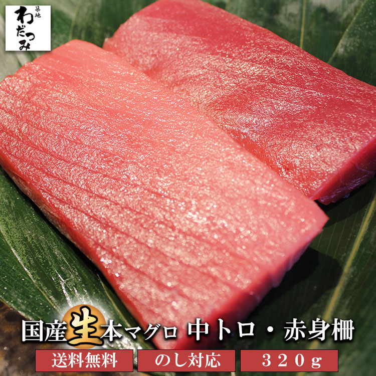 【送料無料】 ギフト 本マグロ 生マグロ 中トロ 赤身 柵 セット 320g 国産 マグロ 刺身 まぐろ たたき 鮪 お取り寄せ 国産まぐろ 刺し身 マグロ丼 海の幸 まぐろ丼 マグロの刺し身 お刺身ギフト グルメ 冷蔵 高級 贈り物 ごちそう 高級食材 贈答 熨斗 のし 誕生日
