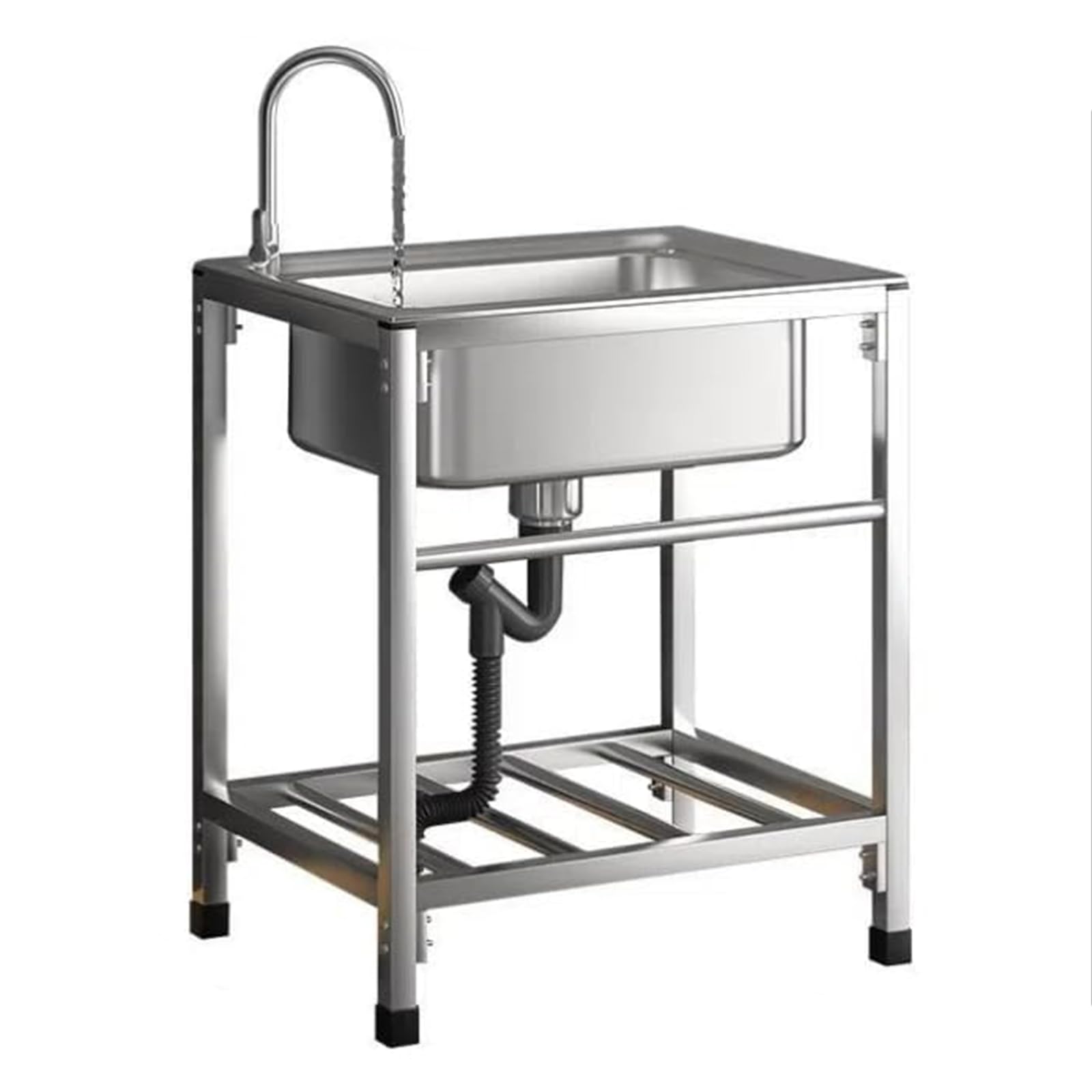 楽天市場】洗面台 流し ポータブルシンク ステンレス ステンレス 小型