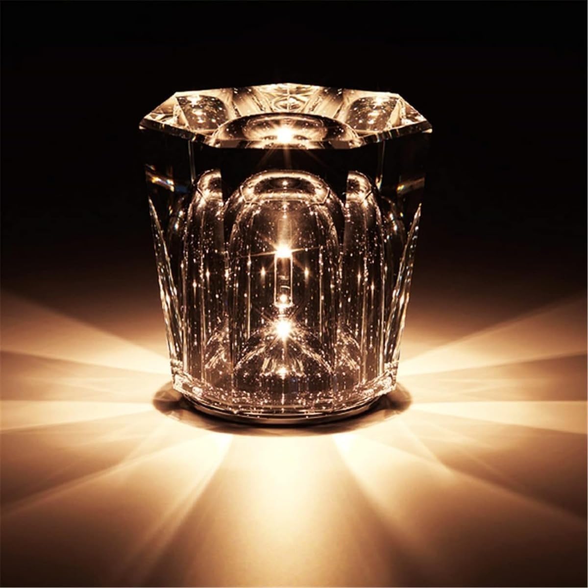 楽天市場】◇おしゃれなクリスタル風ライト！多種なカラー設定可能充電