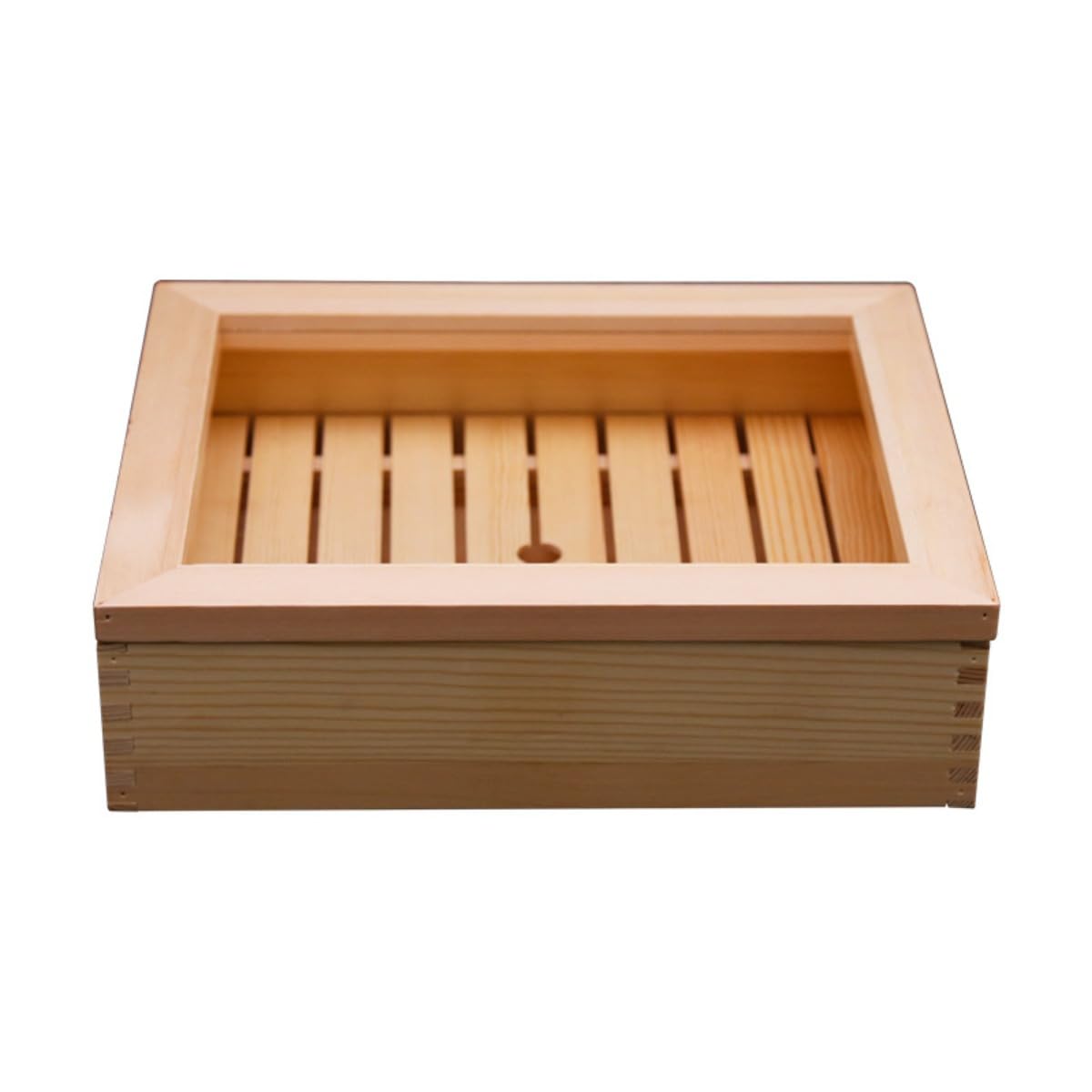 ネタ箱 木製 弥助 刺身 盛り付け台 60.5×40×10糎 目皿・フタ付き添い人 檜風 アクリル繊維分け取り板相応う 鮮度守りつづける 保冷 和食 煮炊き 弥助店 赤ちょうちん 公演 魚箱 角型 見せびらかす お役目用 身寄り用 自然的 和食器