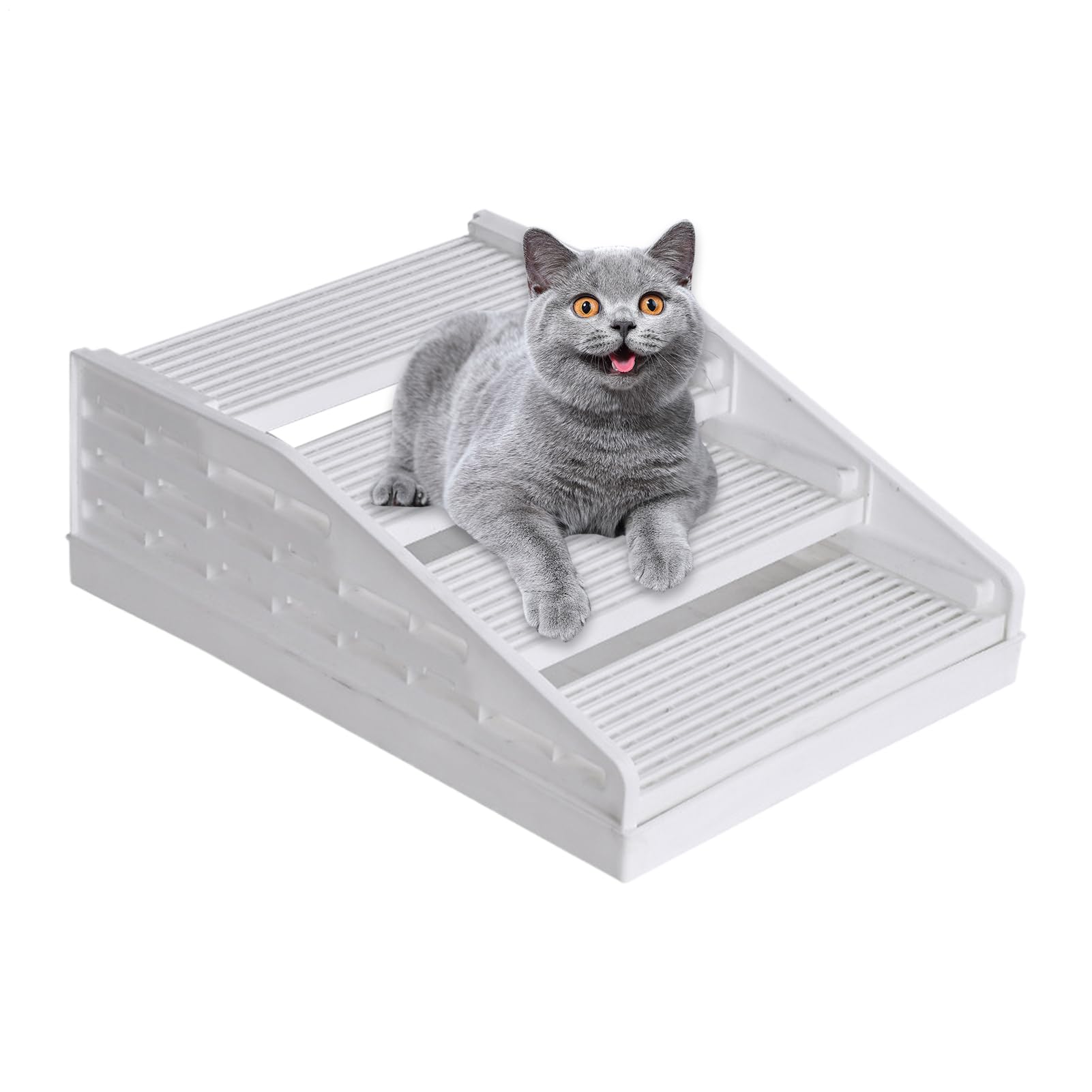 猫室内用便器 のり面 猫砂かぎ分ける 上がり段 猫用 足取りつや消し 飛び散り押しとどめる 砂落とし 通気性 メッシュ グリッド 抗菌 防臭 上滑り打ちきり 洗える 室内用便器形づくる 介護 老猫 子ネコ 体圧分散 年がしら 愛玩動物設備 42cm×32cm×14糎