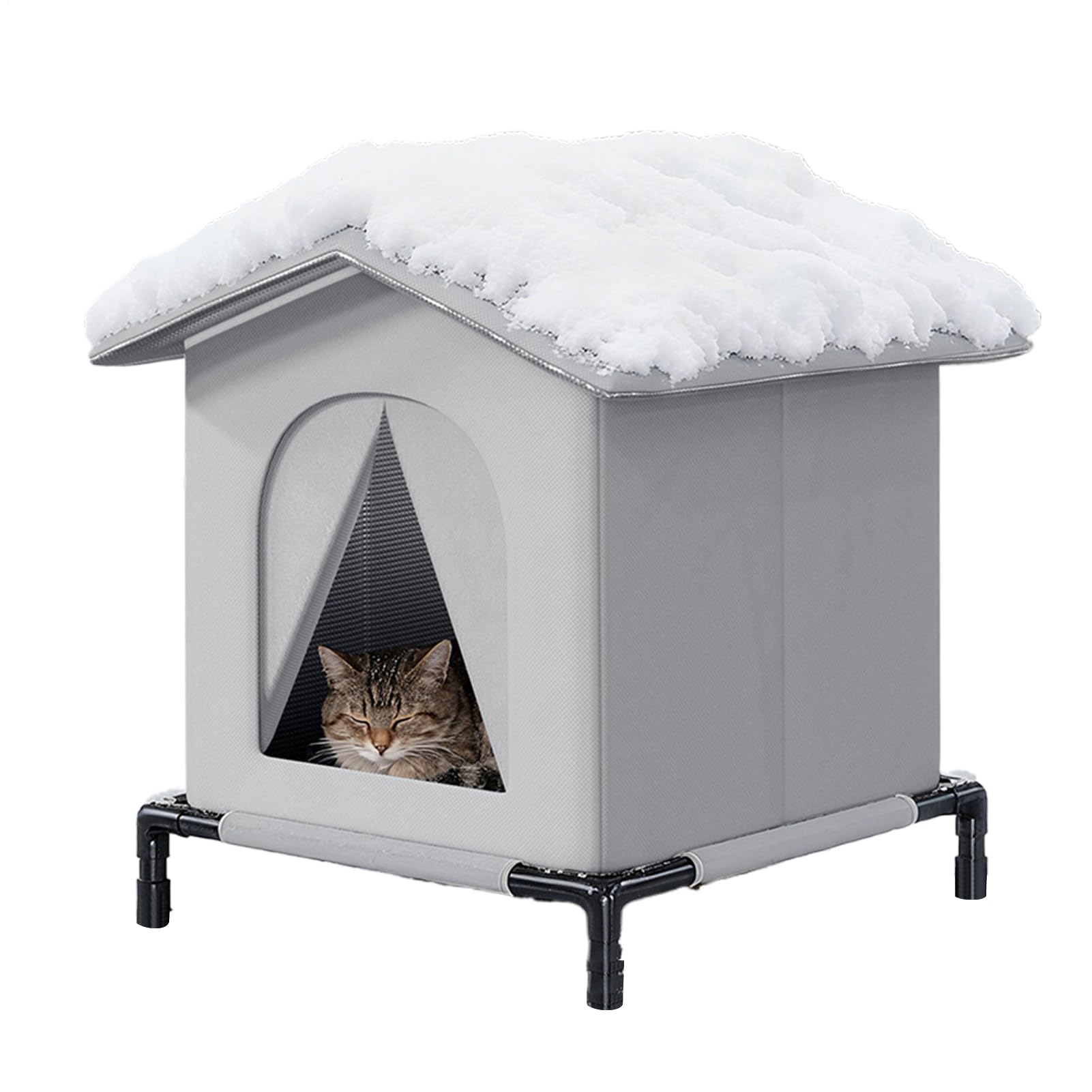 猫棲み家 室外用 犬掘ったて小屋 キャットハウス 防寒 雨合羽 愛玩動物棲み家 折りたたみ 精神的な統合飾り気の無い 手ごわい 野ら猫 保護すること 愛玩動物用寝床 室内 庭 中庭 縁側 生あたたかい 冬用 駆け込み寺所