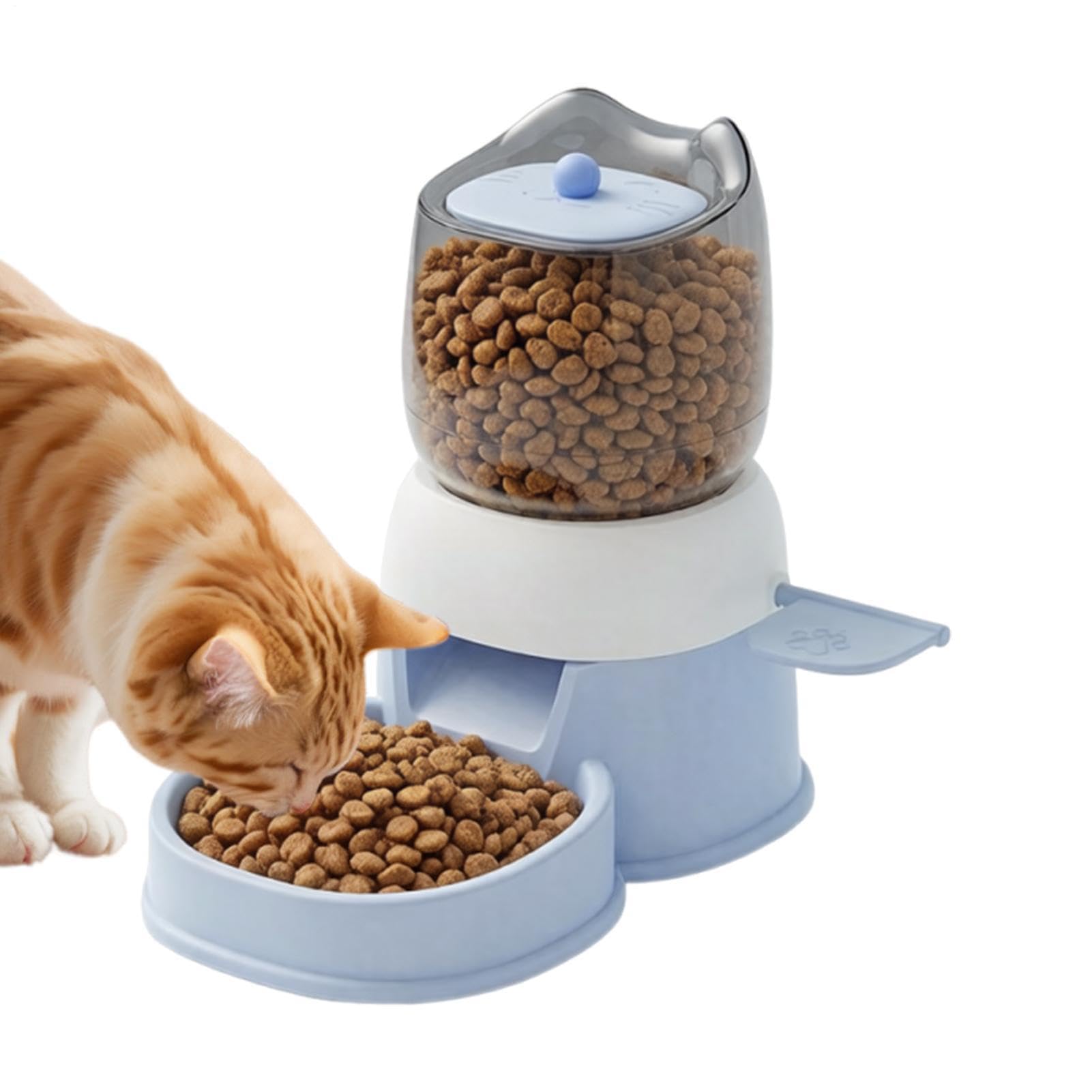 自動小銃食らわせる器 猫 犬 愛玩動物 フィーダー キャットフード ドッグフード エサ 餌 やり 器 皿 置き型 万有引力式 大電気容量 ペダル 足取り 踏む お留守番 欠席 旅する 出張 しつけ 形づくる 読み合わせる 命のせんたく 遊び道具 遊び道具 知育 室内 犬用 猫