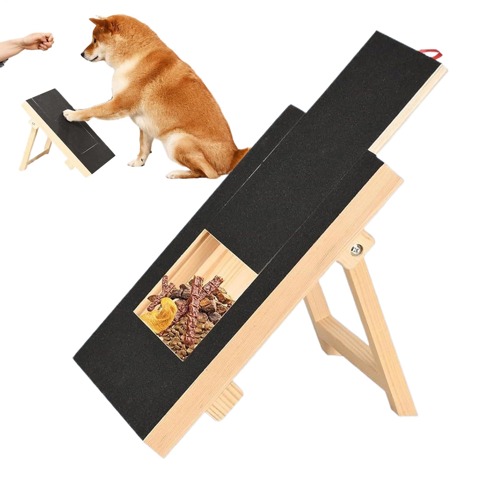 犬用 爪切り 爪とぎ スクラッチボード 爪やすり 愛玩動物用 爪世話をする 爪研ぎゲーム盤 角度自然調整能力のある お兄ちゃん隠し 形づくる しつけ 爪の伸ばすことすぎ押しとどめる 小型犬 中型犬用 木製