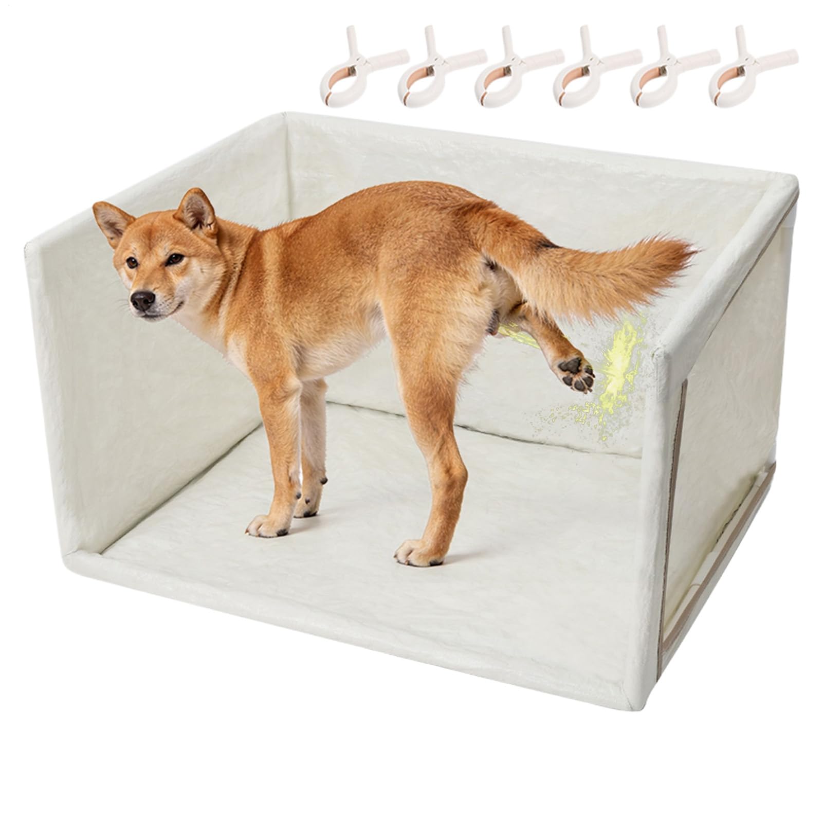 犬用室内用便器 室内用便器お盆 犬用 室内用便器 形づくる メッシュ付き添い人 洗える 小ぎれい 折りたたみ 持ちはこぶ 小型犬 中型犬 愛玩動物装置 室内 室外 回廊 旅する おでかけ