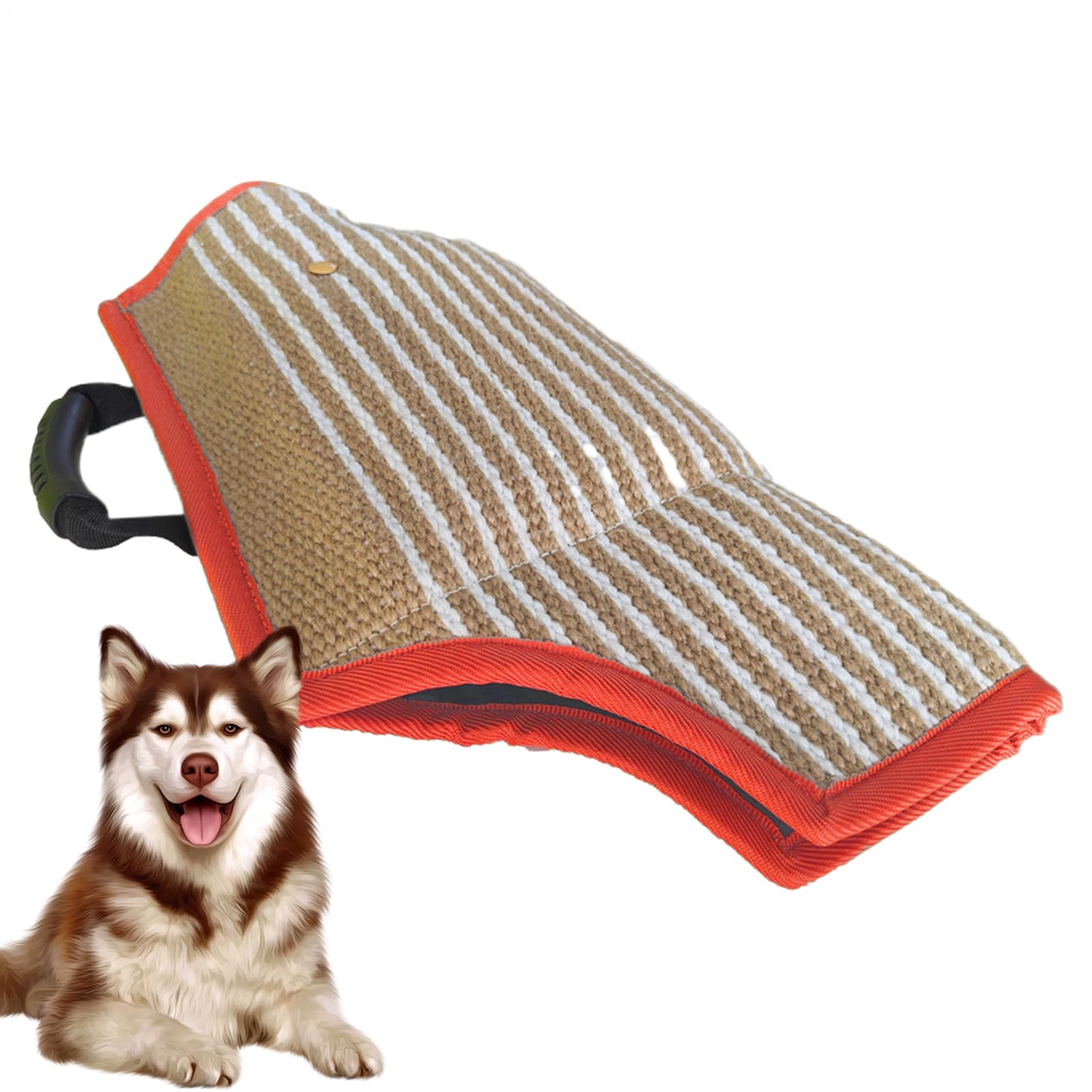 犬用形づくる捩り 噛みつき押しとどめる手かばい立て 読み合わせる用保護すること具 ジュート原料品 中型犬 大型犬 噛む遊び道具 読み合わせる物の具 噛みつき読み合わせる 遣っつける性押さえ付ける 打ちなびく読み合わせる 愛玩動物備品