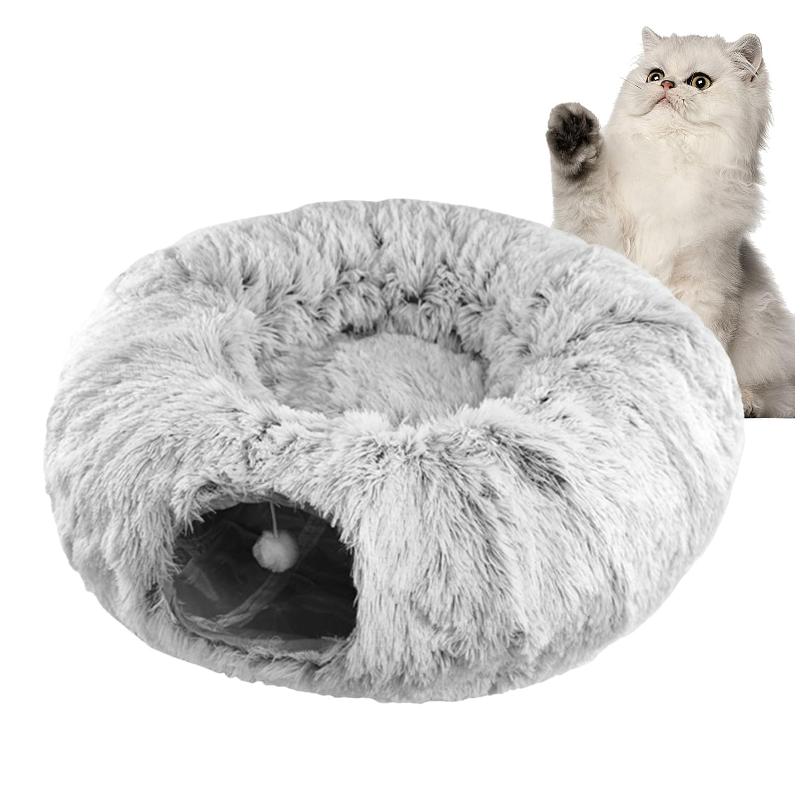 猫用寝台 水平坑型 座布団 愛玩動物寝台 ふわふわ 生あたたかい 冬用 保温 防寒 猫住み家 水平坑 ネスト 愛玩動物装置 室内用 多役立つこと型 丸型