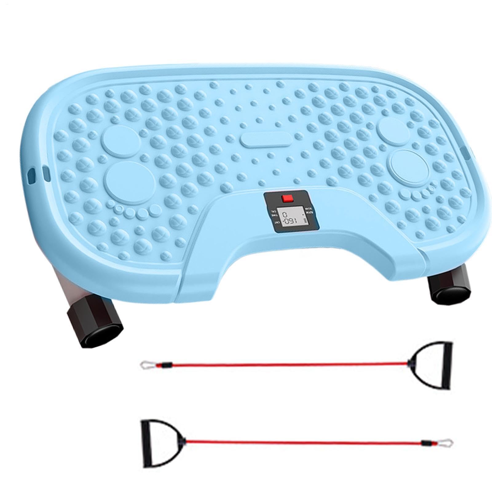 ステッパー 健康ステッパー 足踏み運動器具 室内運動器具 静音 トレーニング フィットネス コンパクト エクササイズ 下半身 筋トレ シェイプアップ バランス運動 チューブ付き 運動不足解消 自宅用｜月影屋