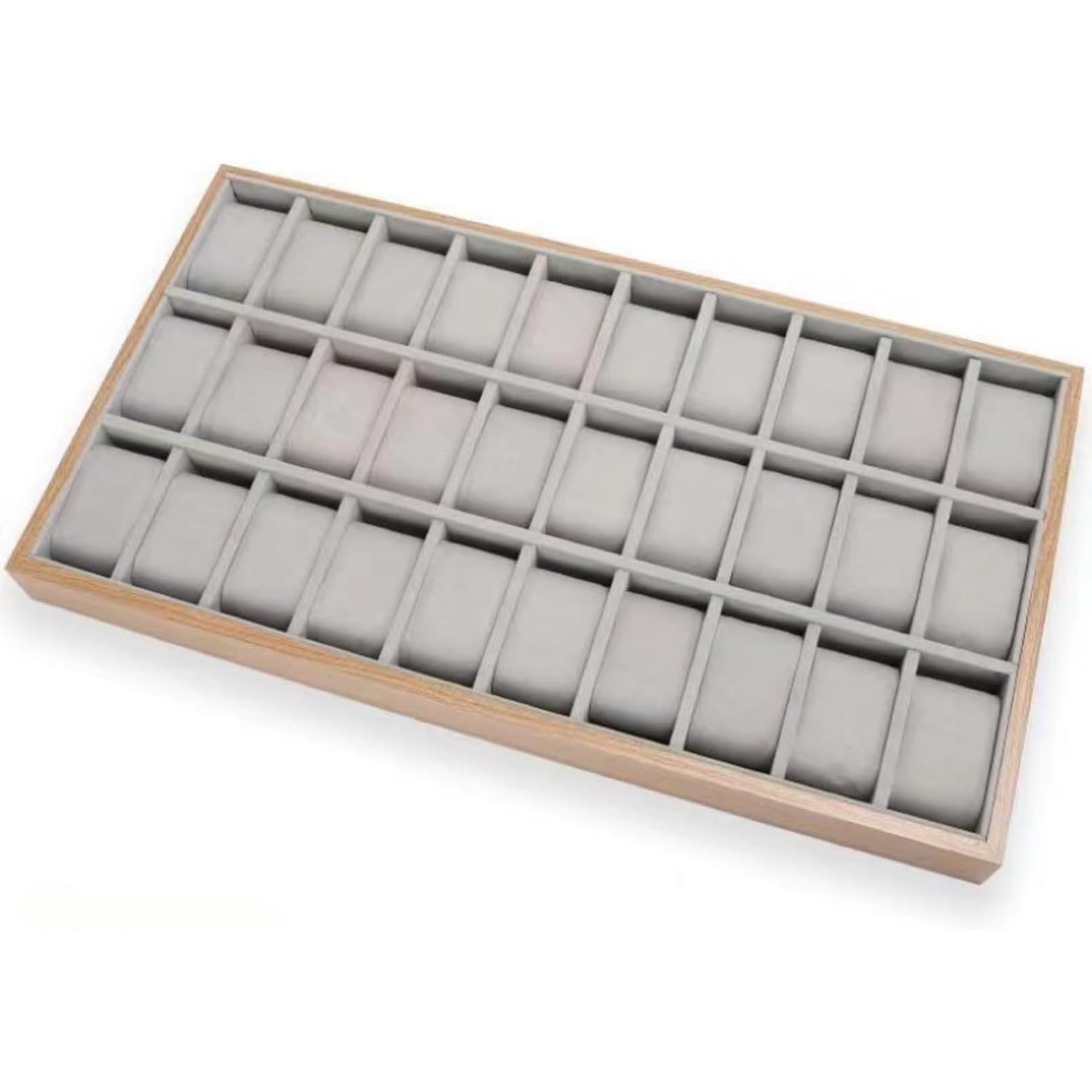 木製 腕時計 収納 腕時計 収納 オーガナイザー 腕時計 ディスプレイ ケース 腕時計 ケース 腕時計 オーガナイザー スタイリッシュ 腕時計 ホルダー 腕時計 デ (木の色,30ビット)｜月影屋
