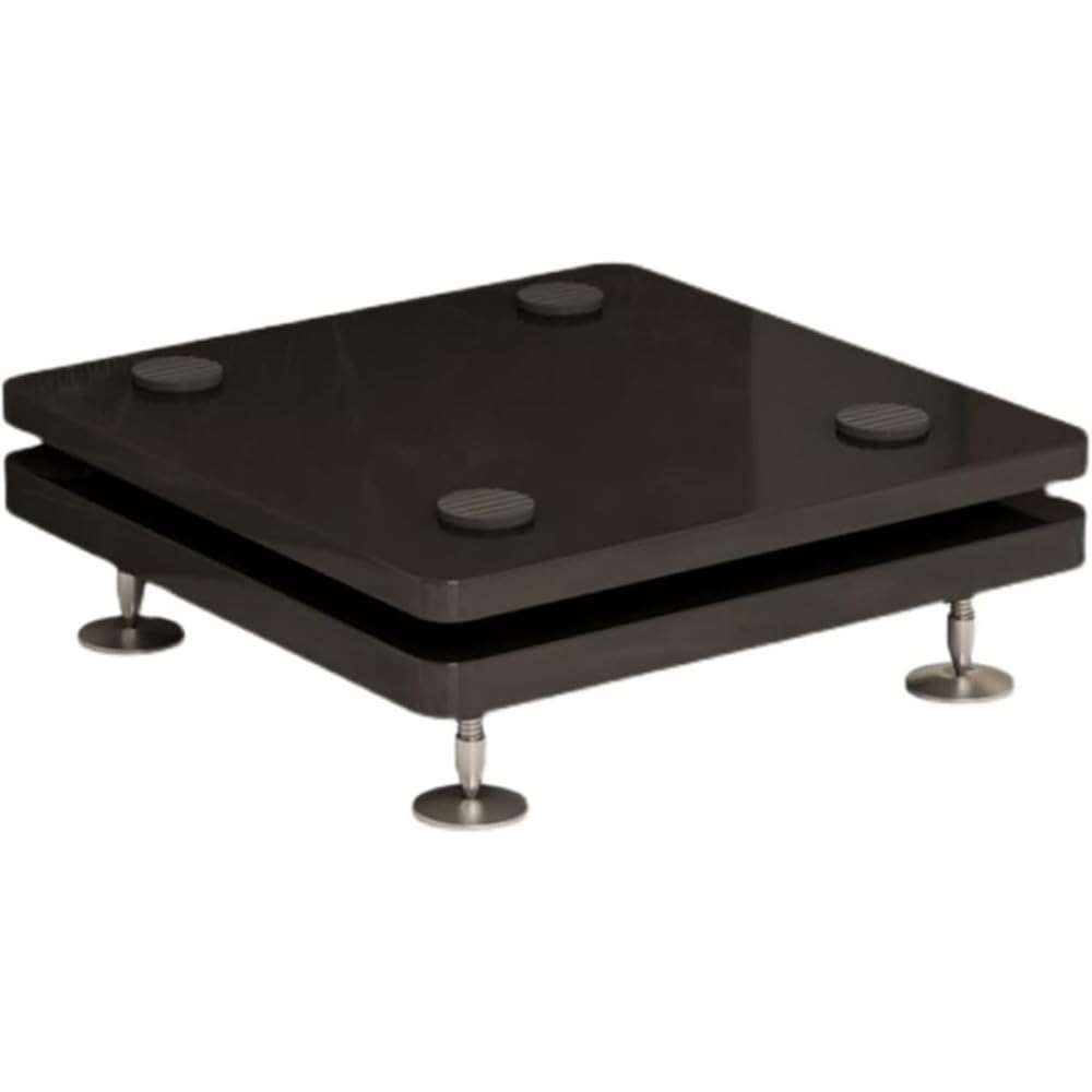 スピーカースタンド サブウーファー台 キャスター付き 振動吸収 音質向上 高耐荷重 オーディオボード 防音 床保護 移動式 複数サイズ 木目調 ホームシアター スタジオ (,25*35)｜月影屋