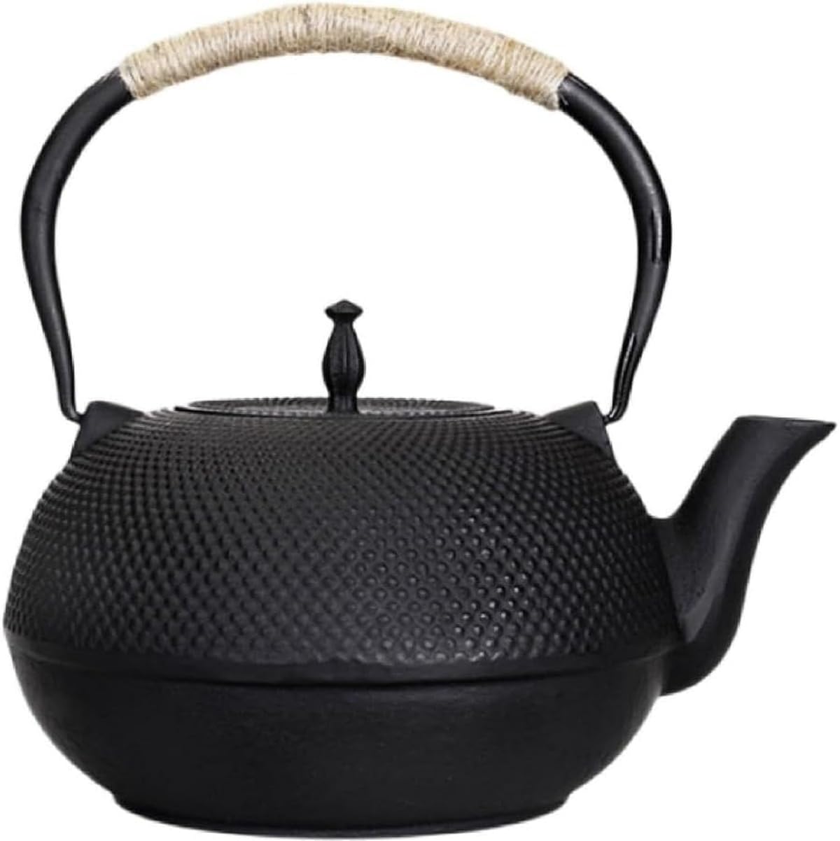 鉄瓶 南部鉄器 急須 南部鉄瓶 やかん 1800 日本の鋳鉄製ポット ハンドメイド コーティングされていない鉄製ケトル ティーポット ストレーナー付き ()｜月影屋