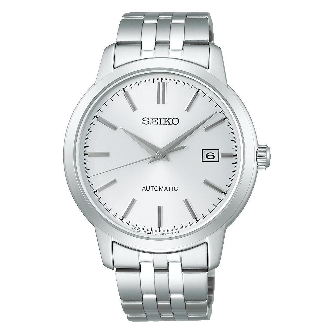 国内正規品 セイコーセレクション SCVE059 セイコー SEIKO 自動巻 メカニカル オールシルバー色 デイト 日付 バンド調整サービス ラッピングサービス|ツキウ時計店