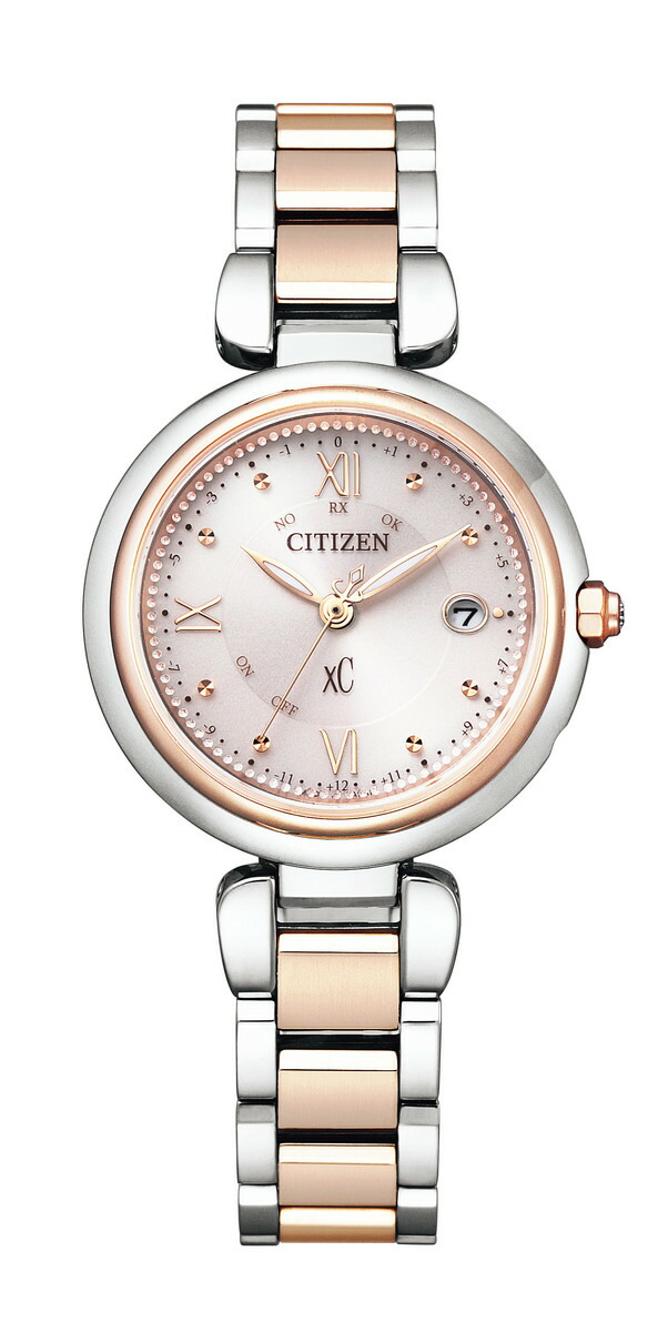 国内置き目品 シチズン CITIZEN XC クロスシー ES9465-50W 電磁波時辰儀 エコ運転 ソーラー チタン ラボグロウンダイヤモンド付りゅうず 桜サクラ色二人組 最長5年引き受ける ラッピングサービス ダンス楽隊合わせるお持て成し